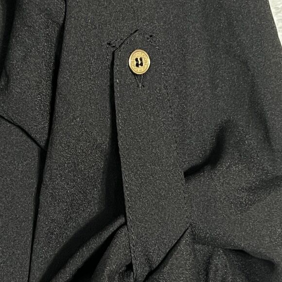 Calvin Klein Layered Blouse Women’s XL Button Up Shirt Black Roll Tab NWOT - Picture 11 of 12